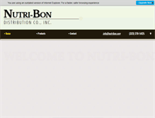 Tablet Screenshot of nutribon.com